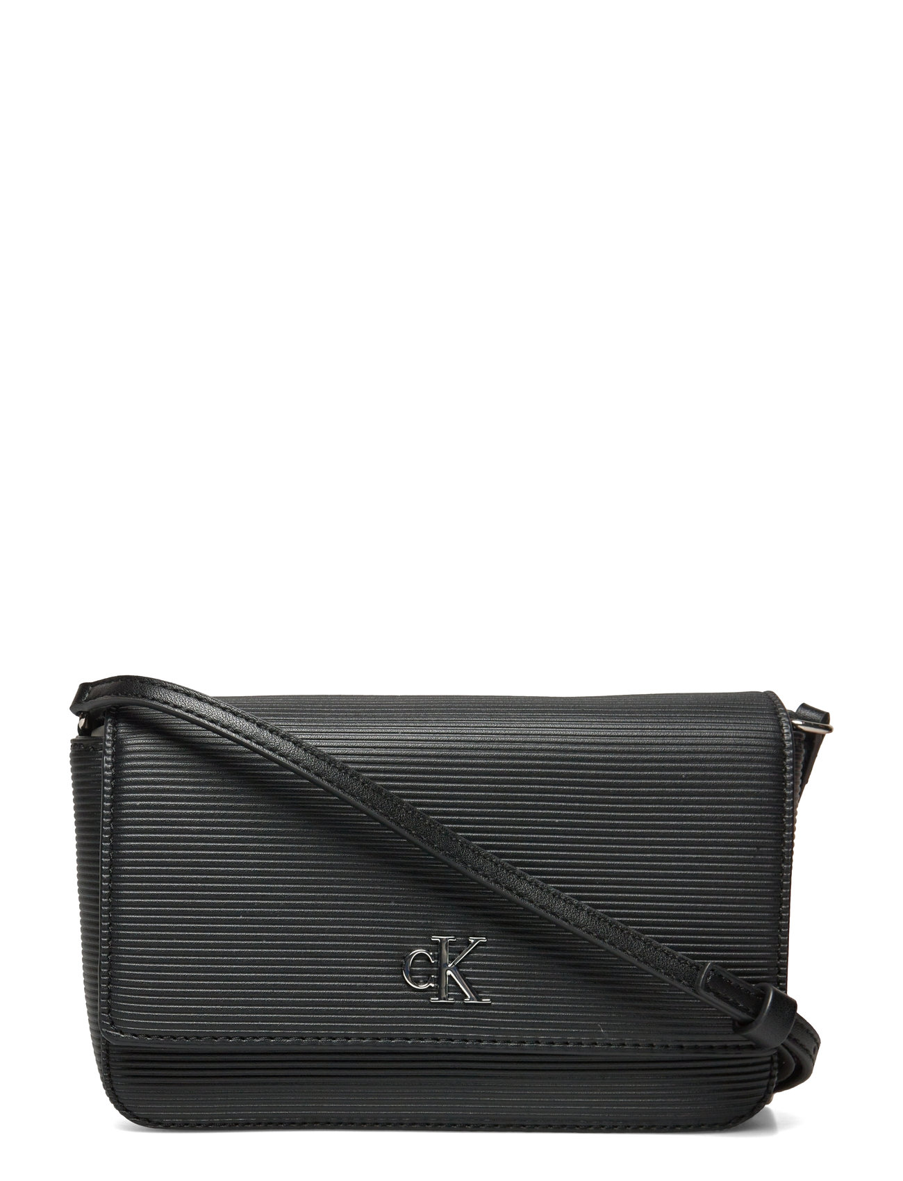 Minimal Monogramwallet W/Strap T Bags Crossbody Bags Black Calvin Klein