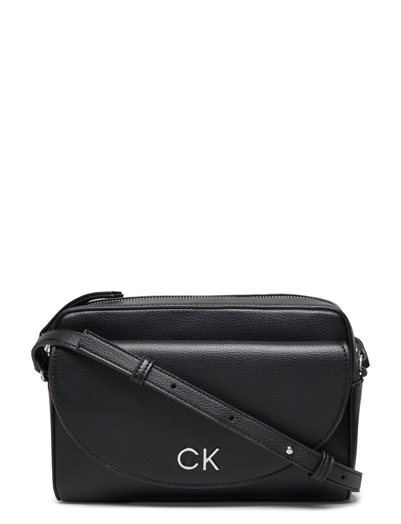 Ck Daily Camera Bag Pebble Bags Crossbody Bags Black Calvin Klein