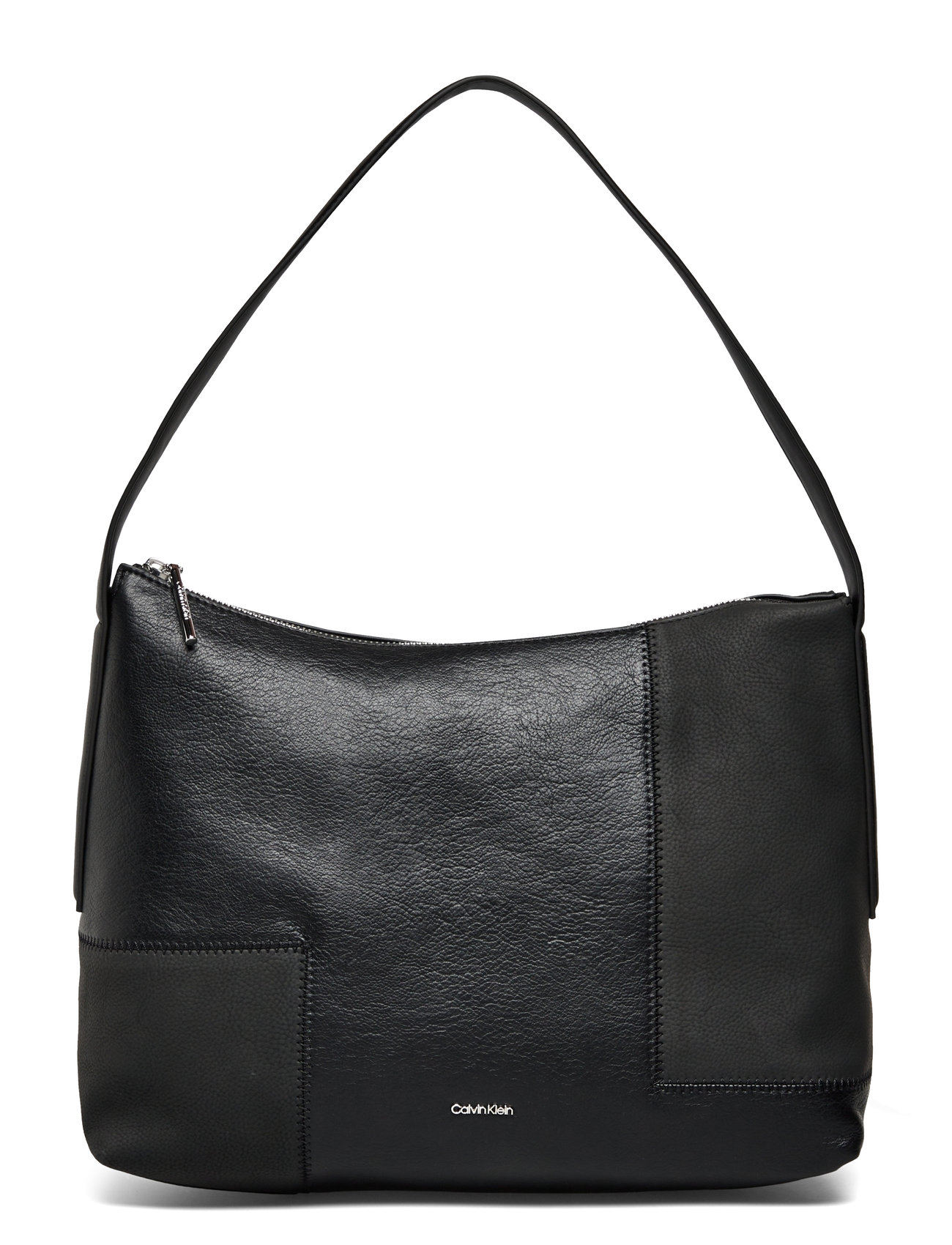 CK BLOCK SHOULDER BAG NUBUCK