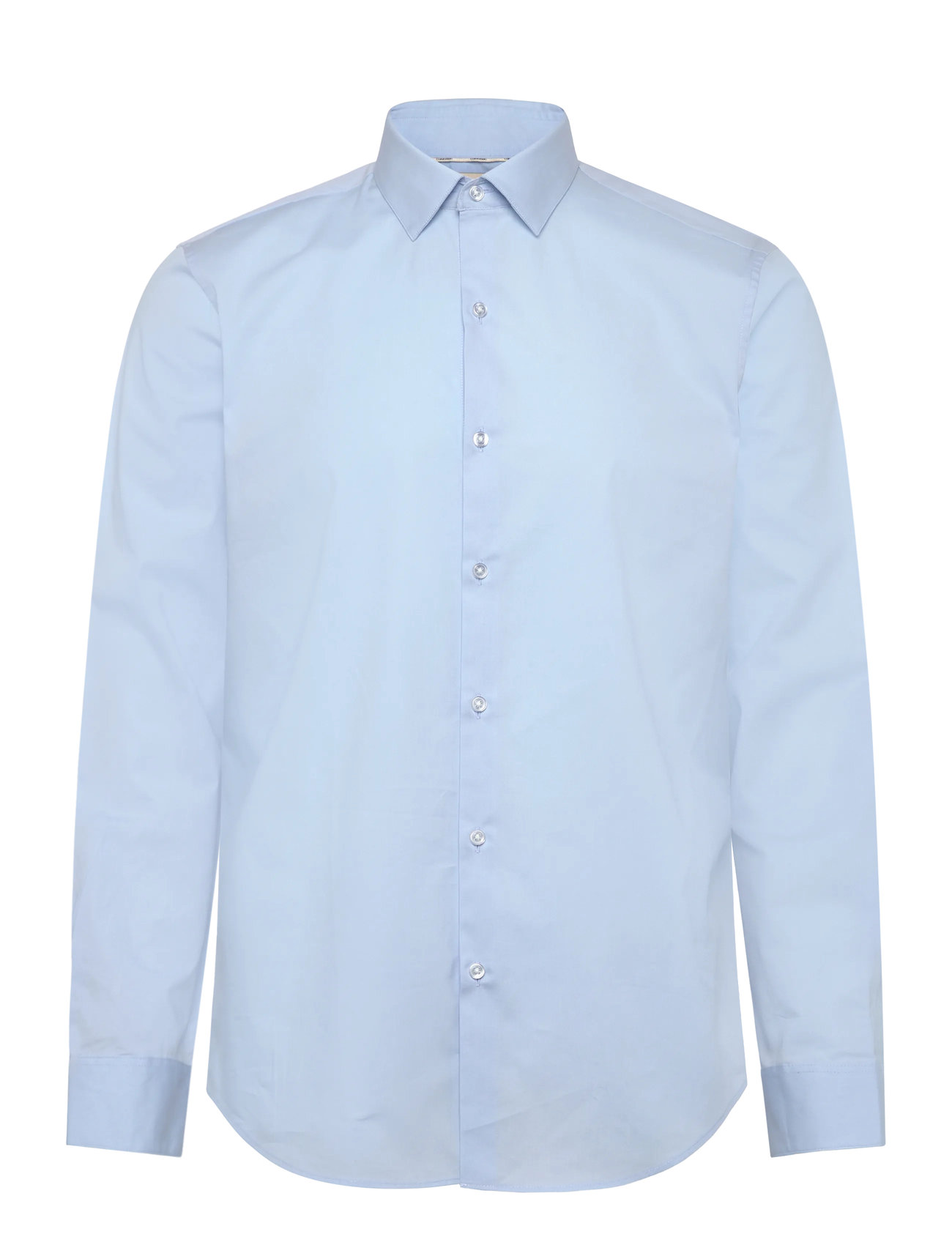 Calvin Klein Slim Esntl Poplin Nos Str Sld, 40, Blue, Skjorter > Business Shirts, Herre