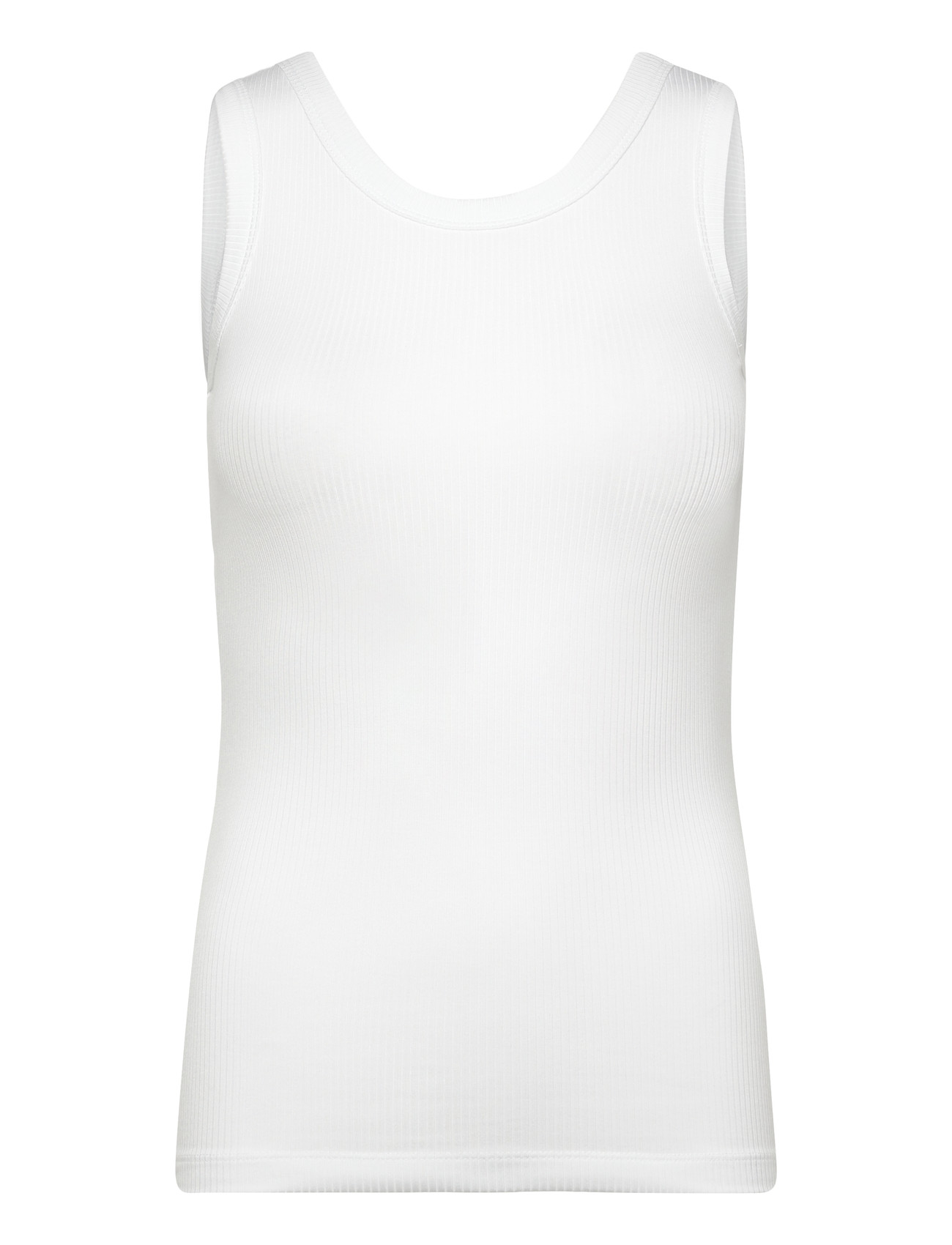 CALVIN KLEIN A- Modal Rib Tank (Essential) Weiß - M - Damen