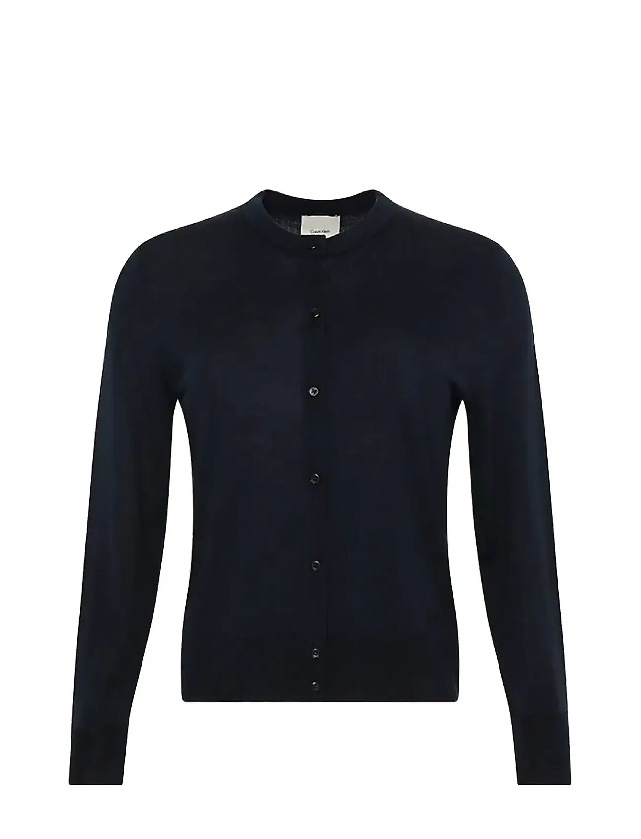 CALVIN KLEIN Merino Cardigan Schwarz - XXL - Damen
