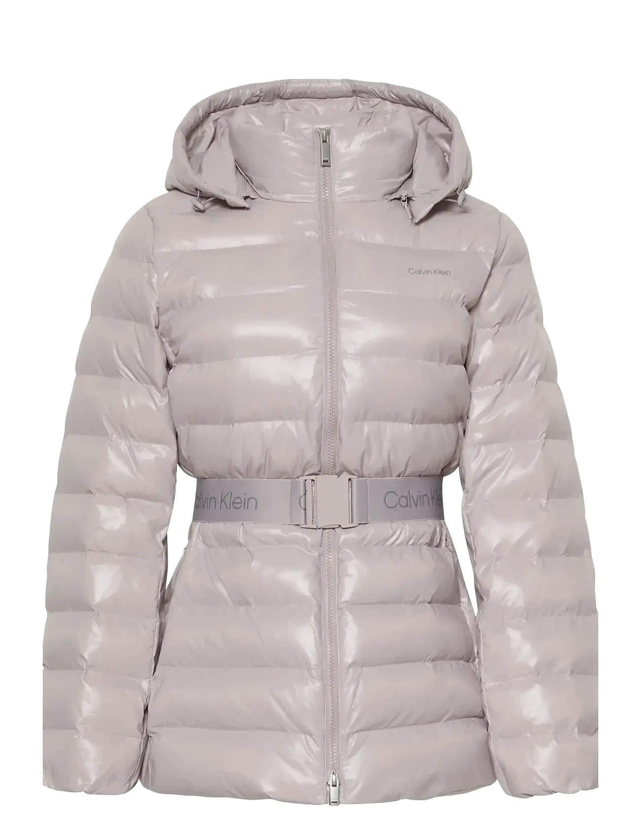 CALVIN KLEIN Belted Lightweight Puffer Pink - S - Damen