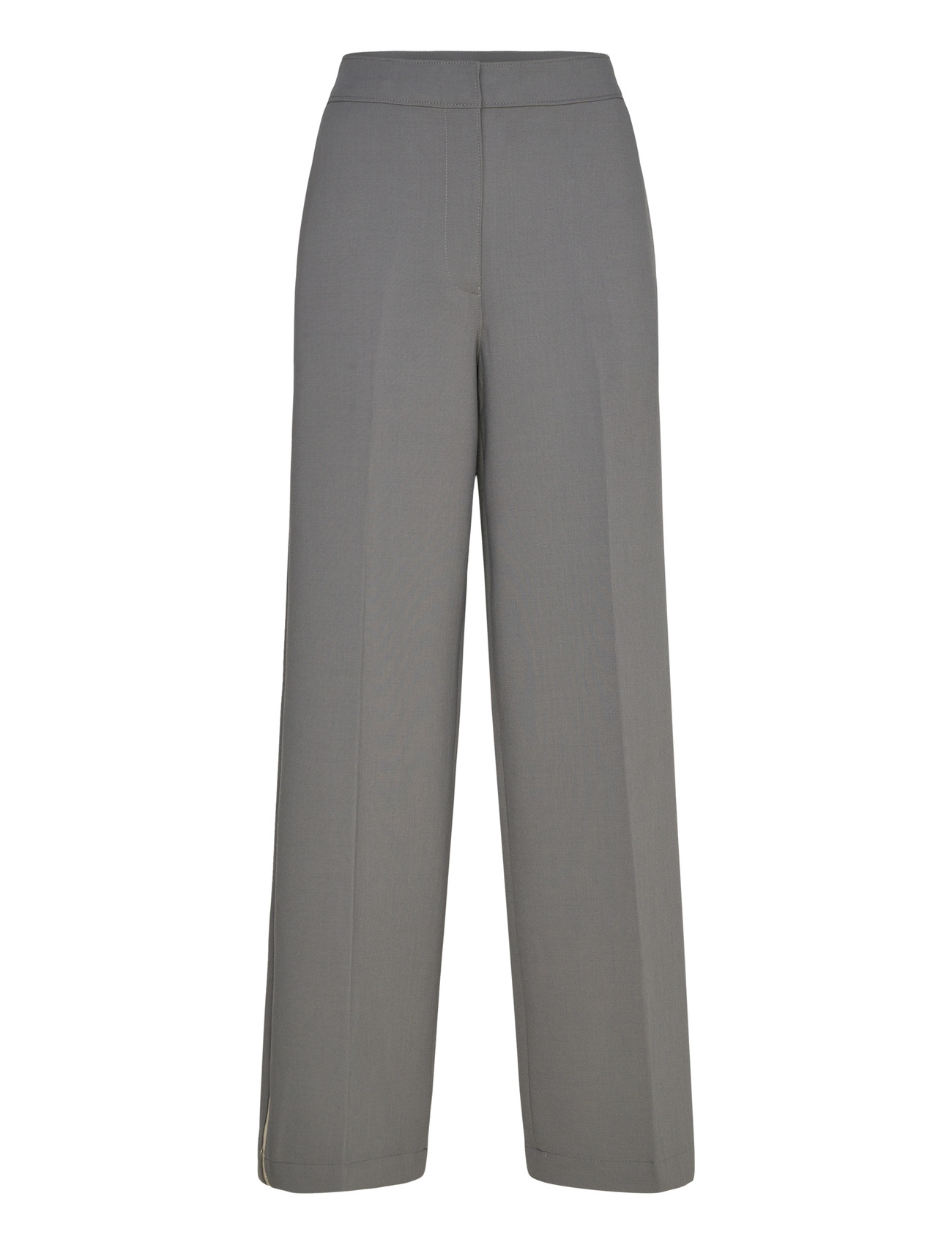 CALVIN KLEIN Stretch Suiting Track Hose Grau - 32 - Damen