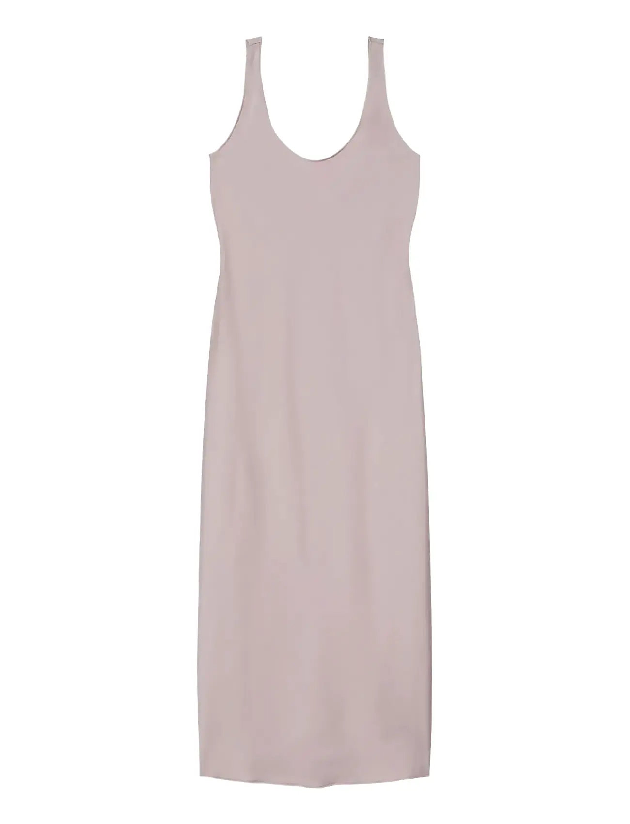 CALVIN KLEIN Matt Satin Hero Slip Kleid Pink - XS - Damen