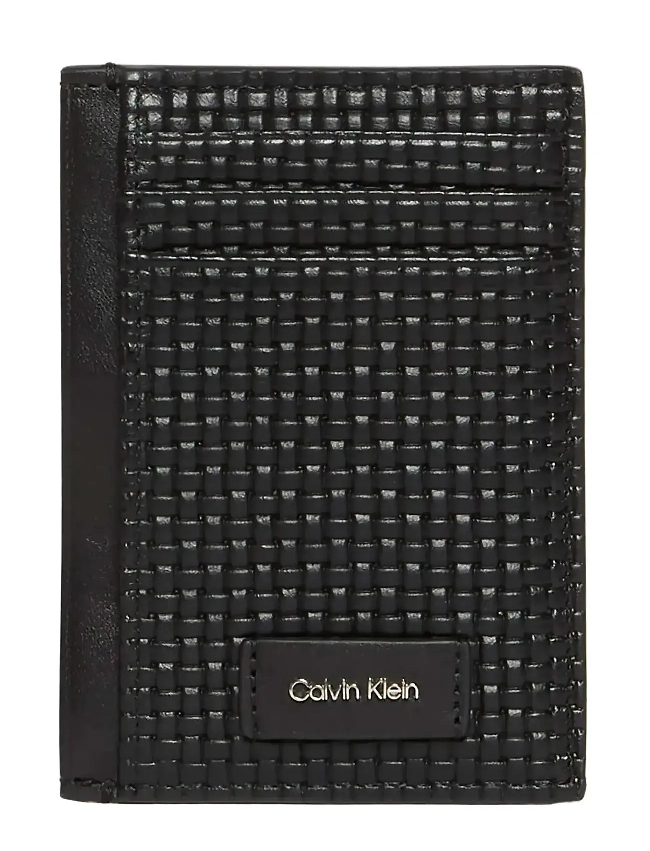 CALVIN KLEIN Embossed Woven N/S Card Case Schwarz - One Size - Herren