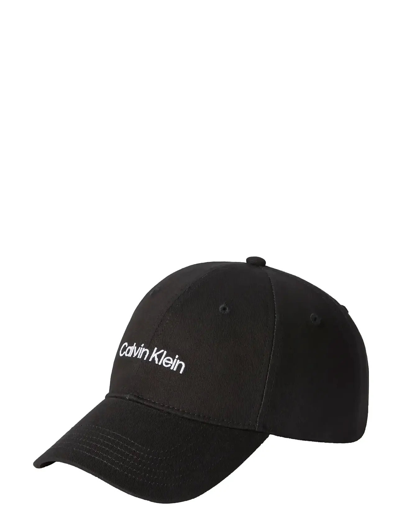 Calvin Klein Logo Embroidery Baseball Cap, One Size, Black, Hovedbeklædning > Kasketter, Herre