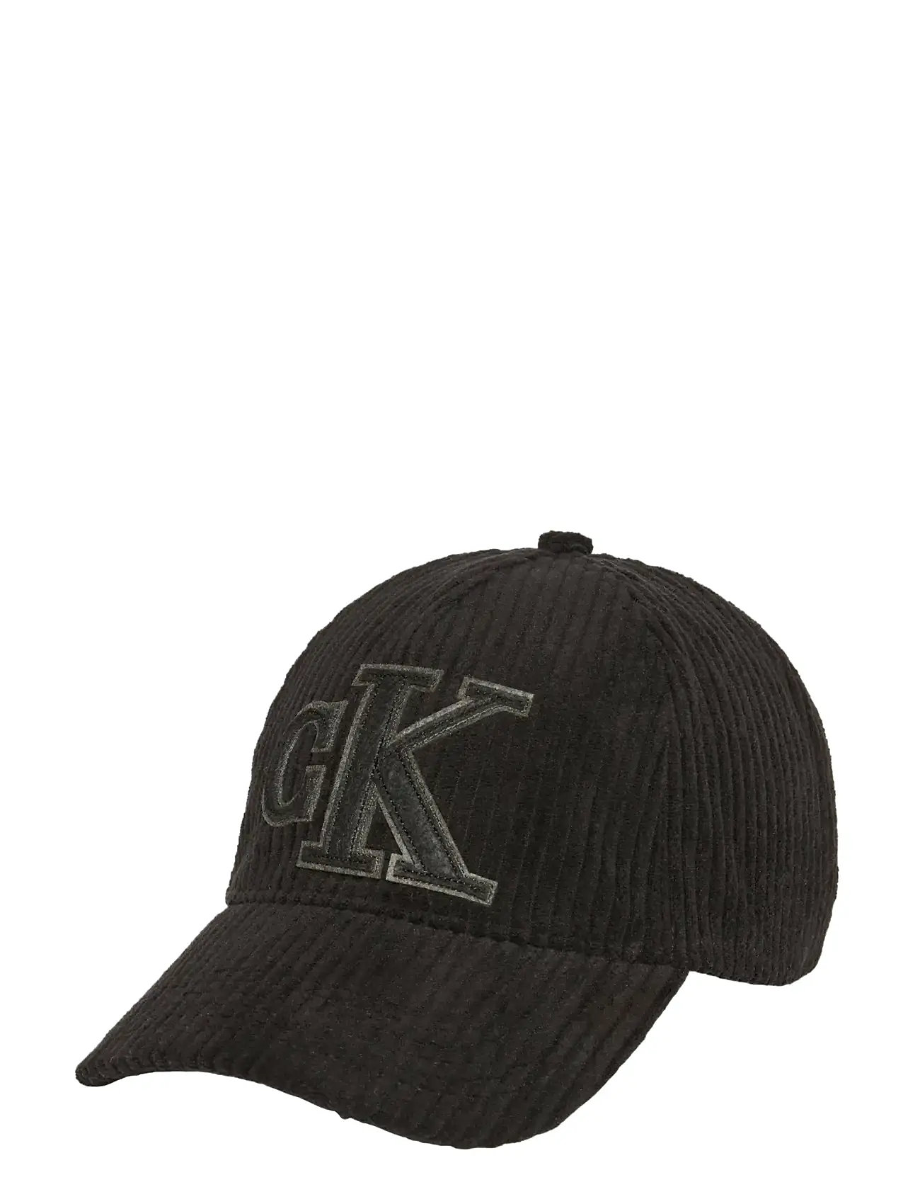 CALVIN KLEIN Felt Monogram Patch Basecap Schwarz - One Size - Herren