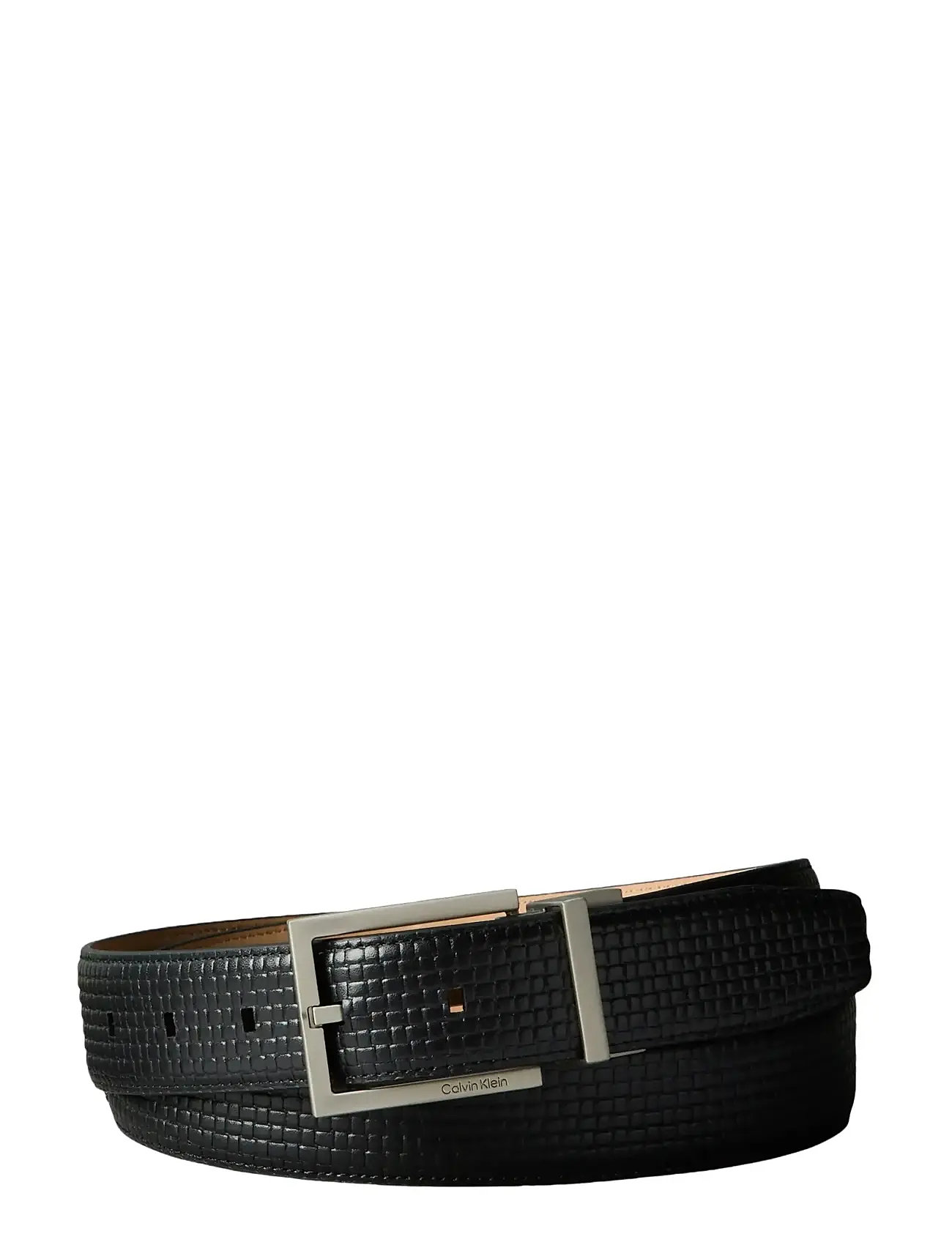 CALVIN KLEIN Square Buckle Embossed Woven 32M Schwarz - 95 - Herren