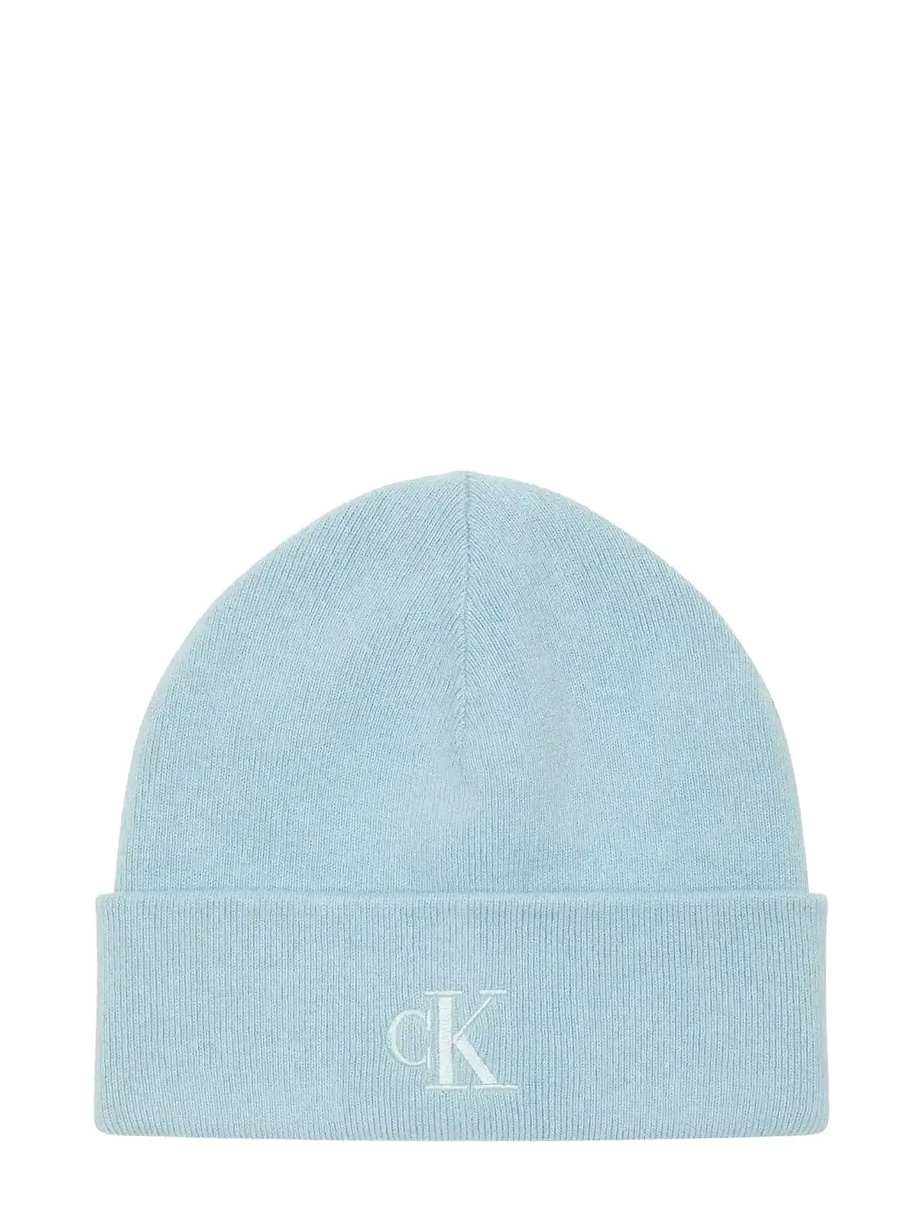 CALVIN KLEIN Ck Fine Rib Pudelmütze Blau - One Size - Herren