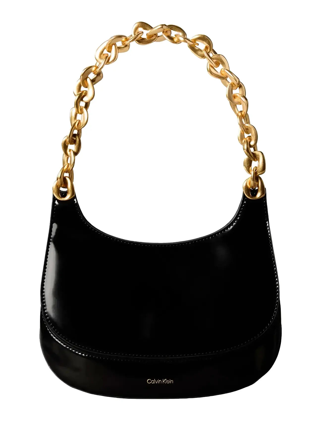 CALVIN KLEIN Chain Schulter Tasche Schwarz - One Size - Damen