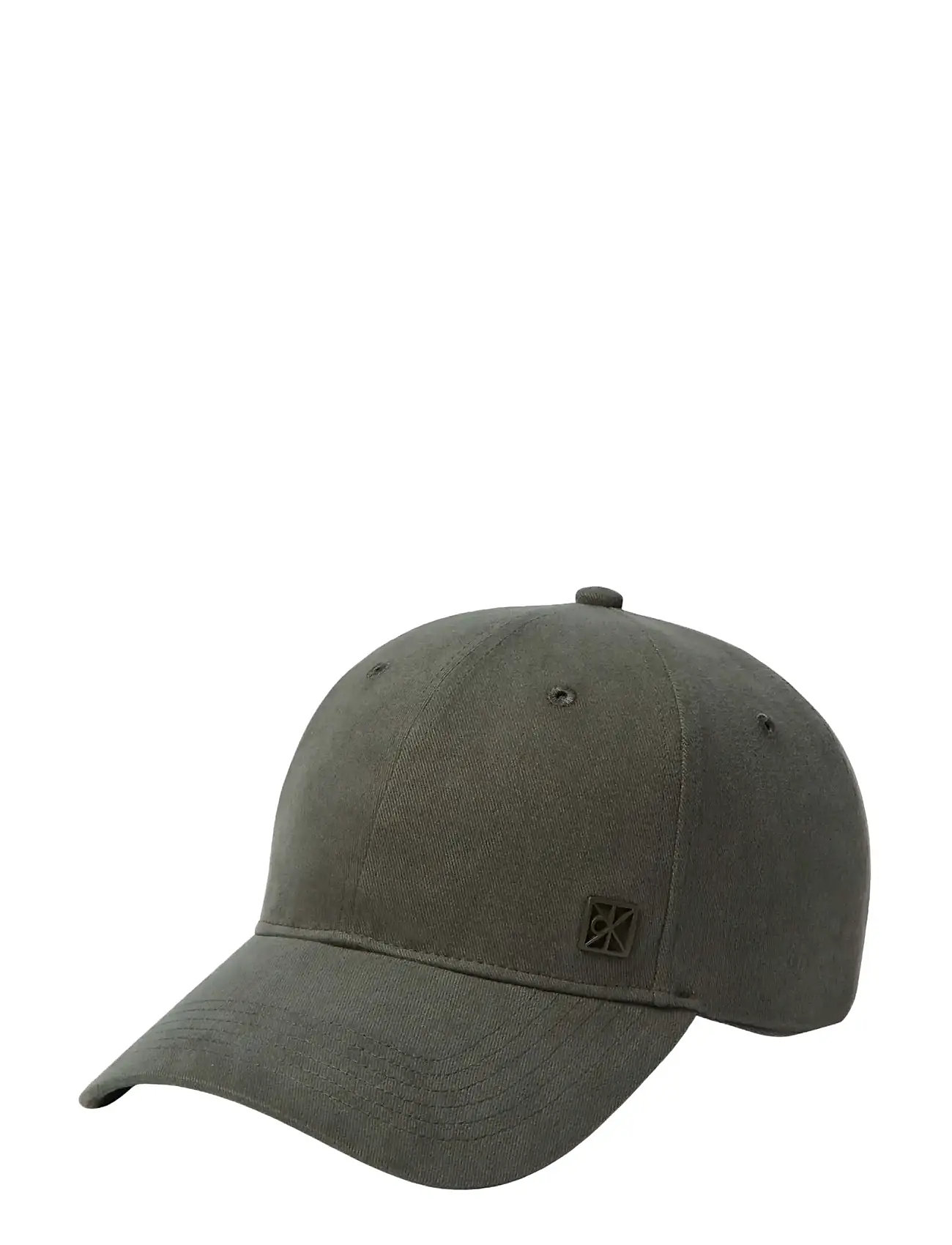 Calvin Klein Emblem Hardware Baseball Cap, One Size, Khaki green, Hovedbeklædning > Kasketter, Dame