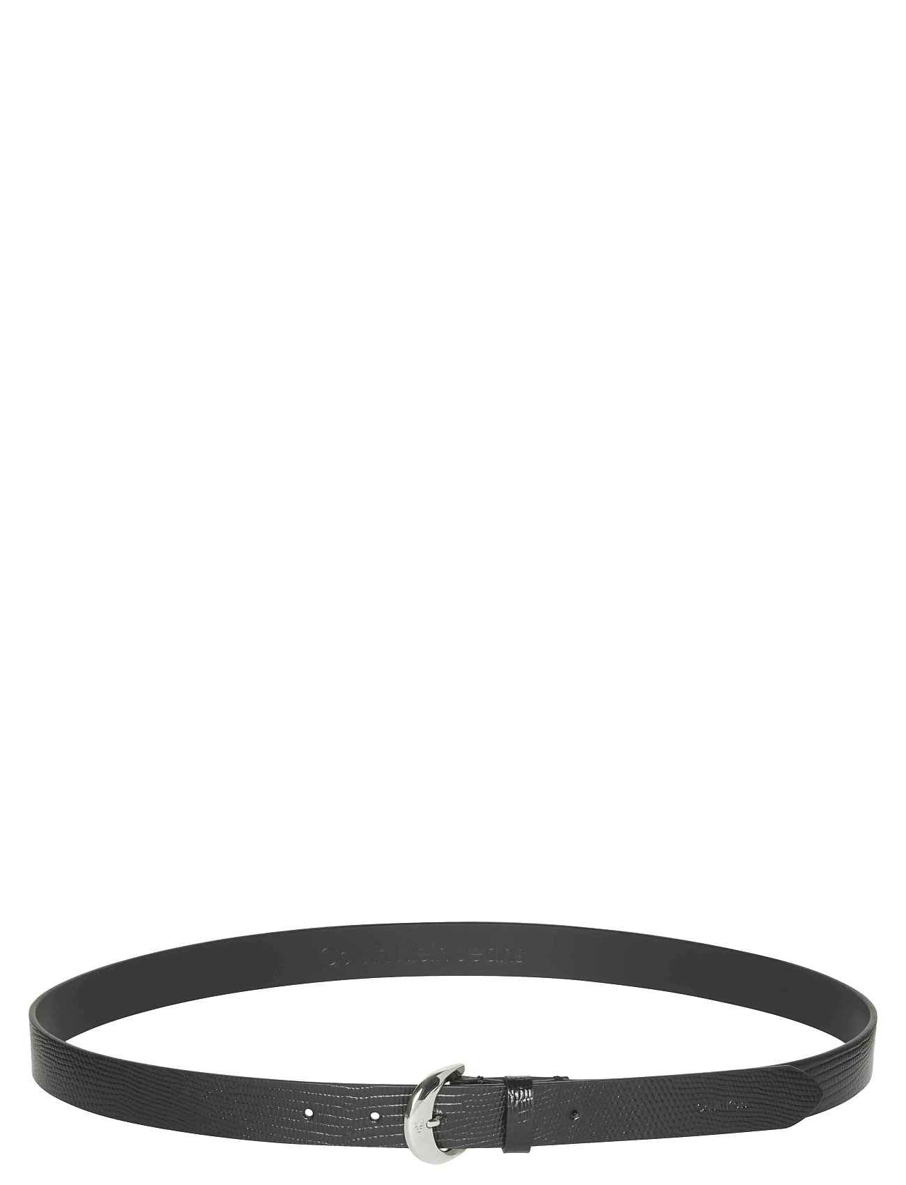 CALVIN KLEIN Klassisch Buckle Lizard Emboss 25M Schwarz - 95 - Damen