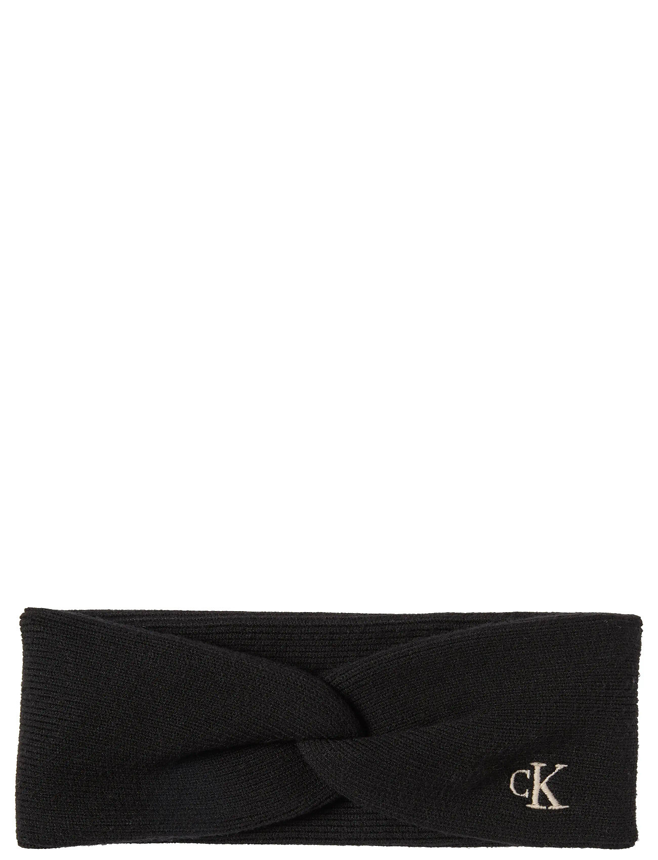 CALVIN KLEIN Ck Fine Rib Twist Headband Schwarz - One Size - Damen