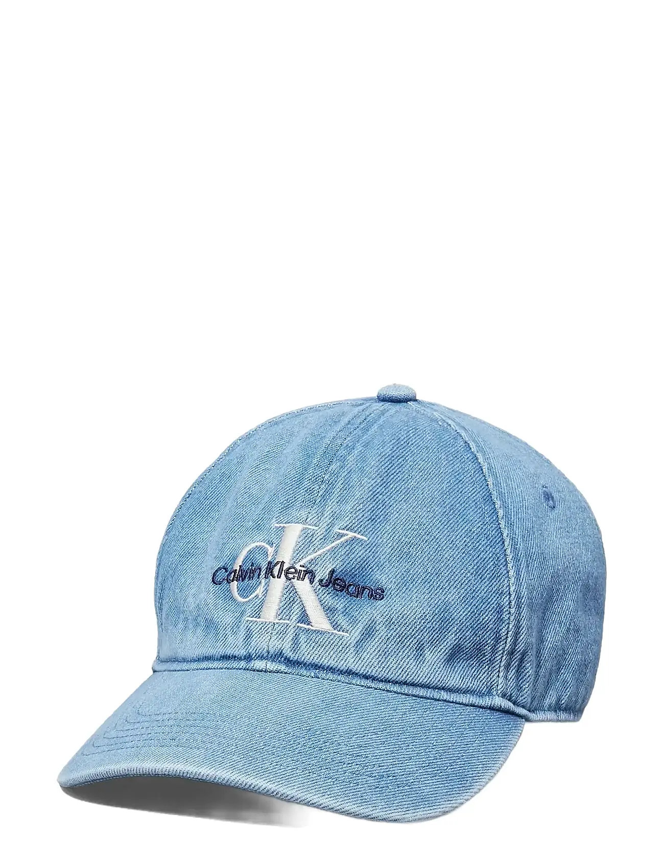 CALVIN KLEIN Monologo Embroidery Denim Basecap Blau - One Size - Herren