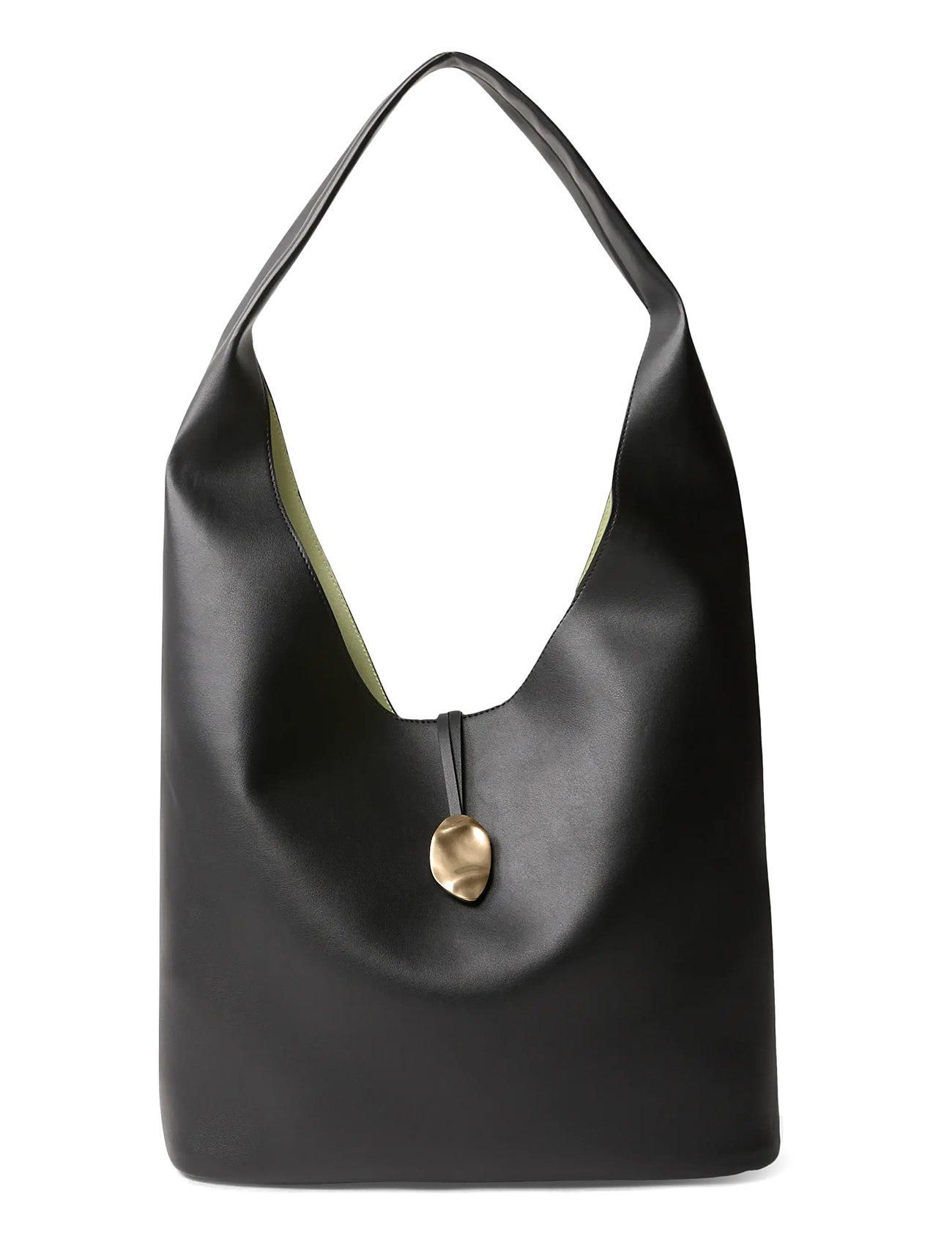 CALVIN KLEIN Stone Lock Slouchy Large Shoulde Schwarz - One Size - Damen