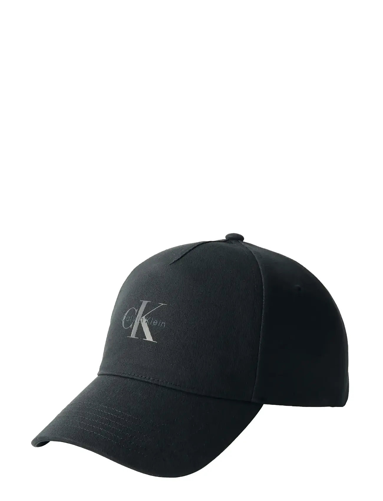 Calvin Klein Printed Monologo Cap, One Size, Black, Hovedbeklædning > Kasketter, Dame