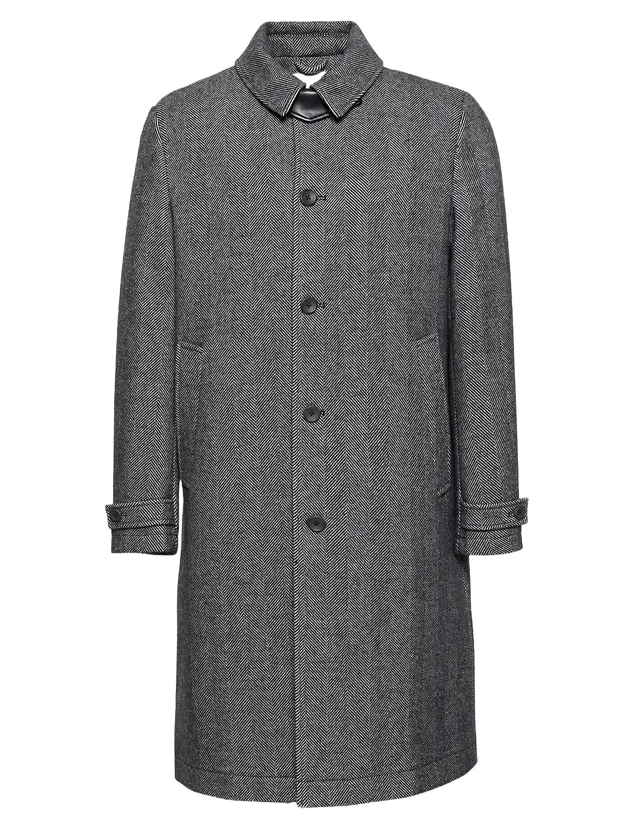 CALVIN KLEIN Ls Tech Wolle Blend Topcoat Grau - L - Herren