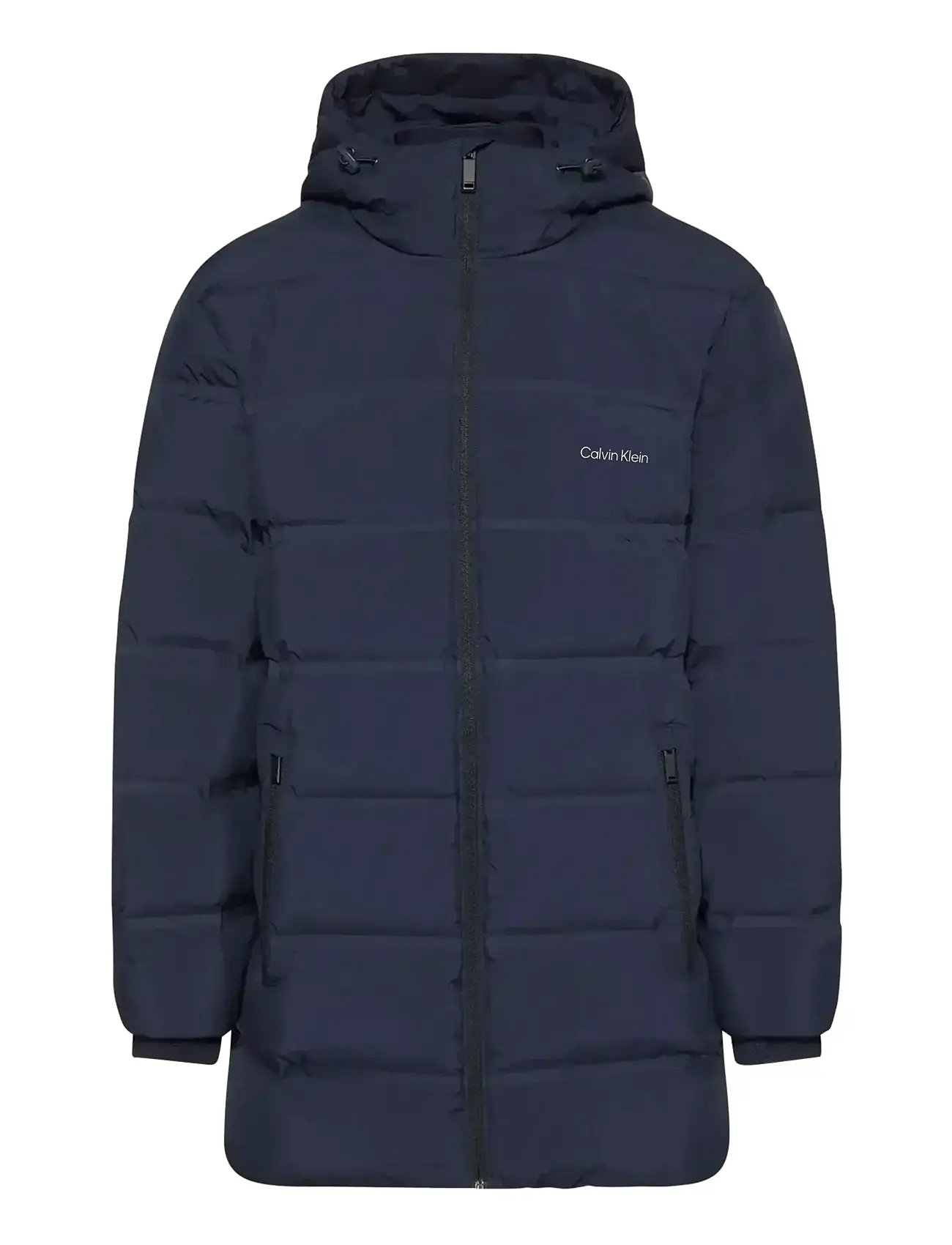 CALVIN KLEIN Ls Bonded Chnnld Long Hooded Puf Navy - XS - Herren