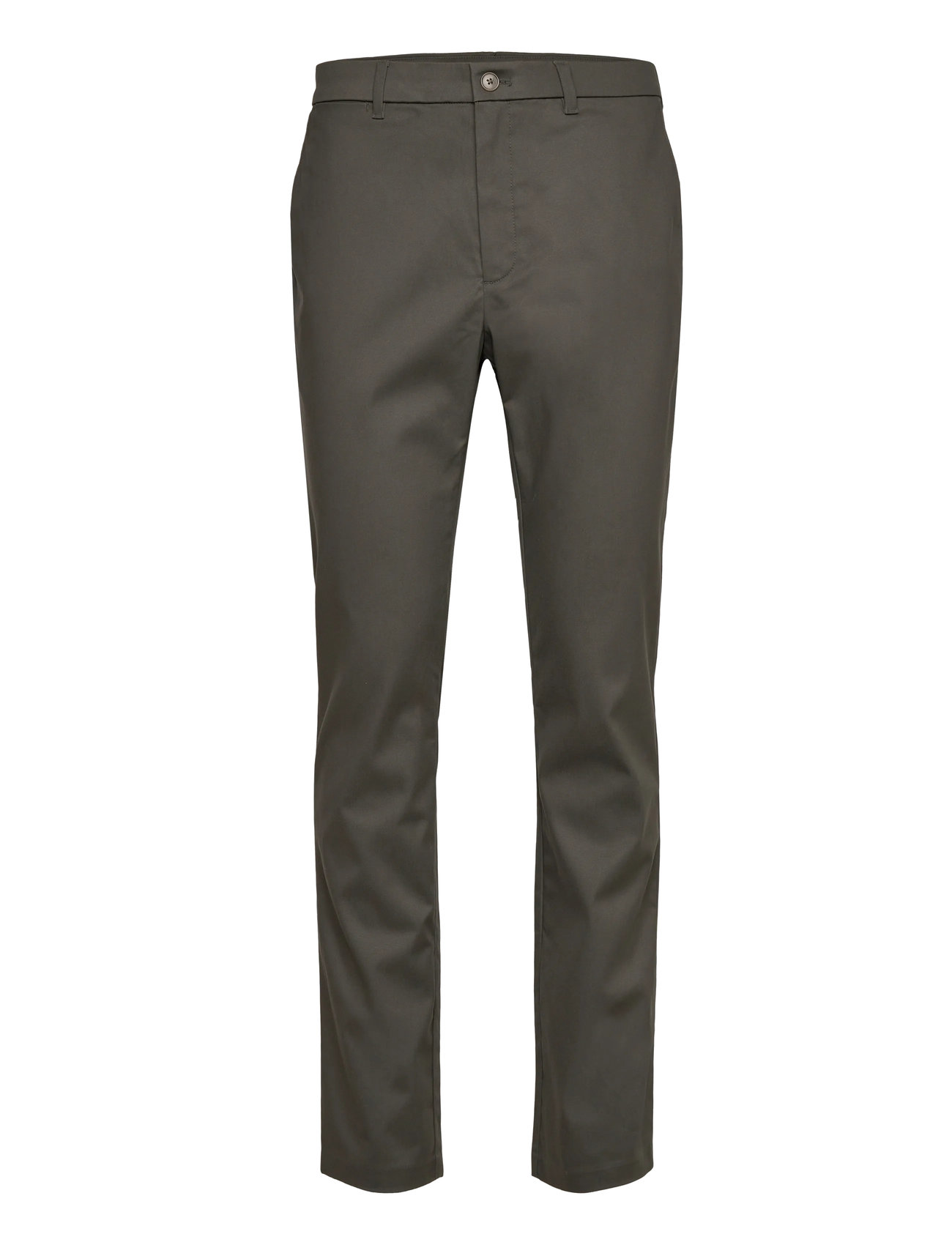 CALVIN KLEIN Slim Sateen Chino Hose Braun - 30x34 - Herren