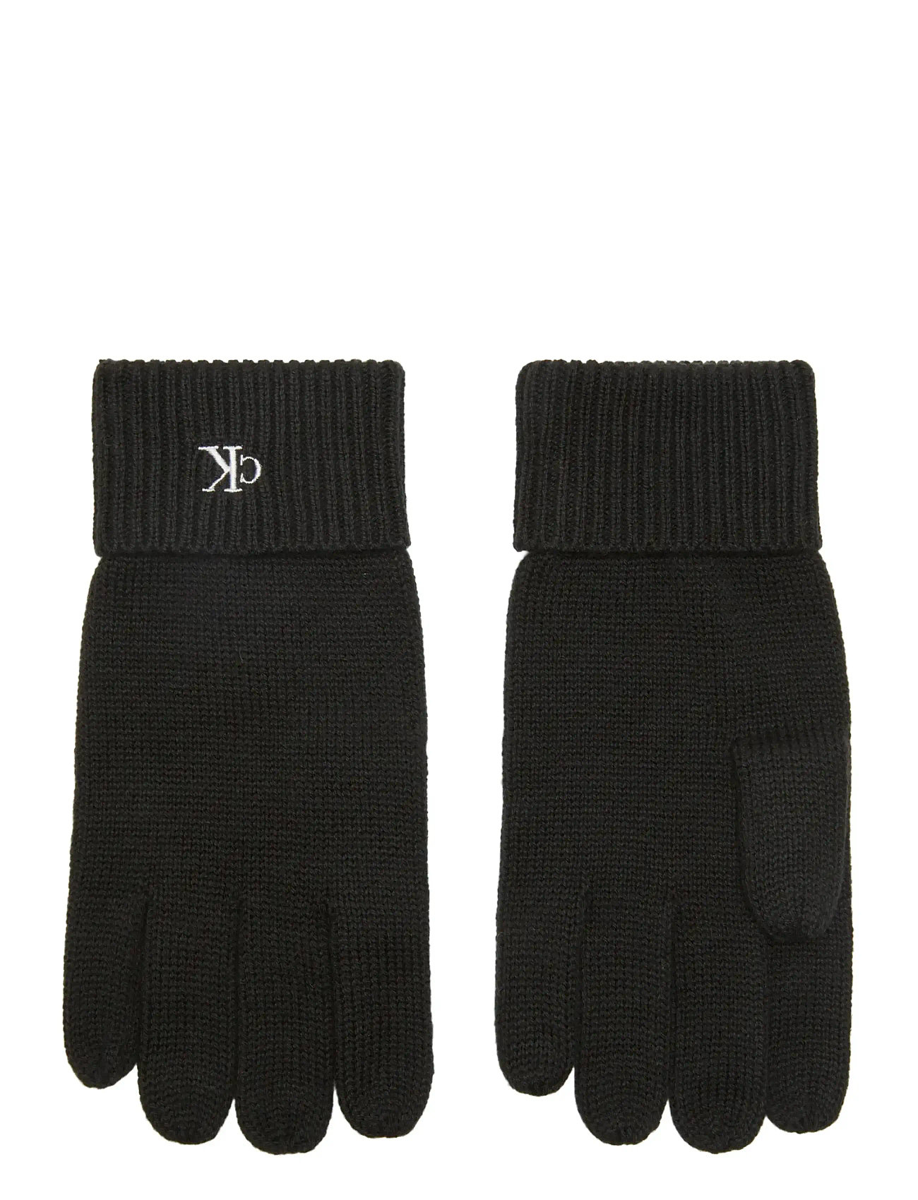 CALVIN KLEIN Ck Fine Rib Handschuhe Schwarz - One Size - Herren