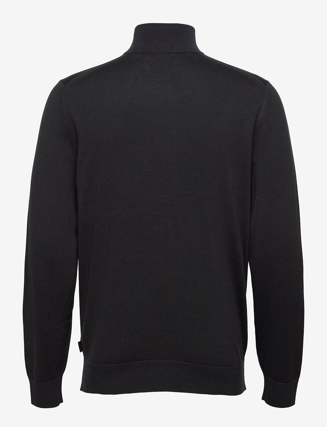 calvin klein cotton zip neck sweater