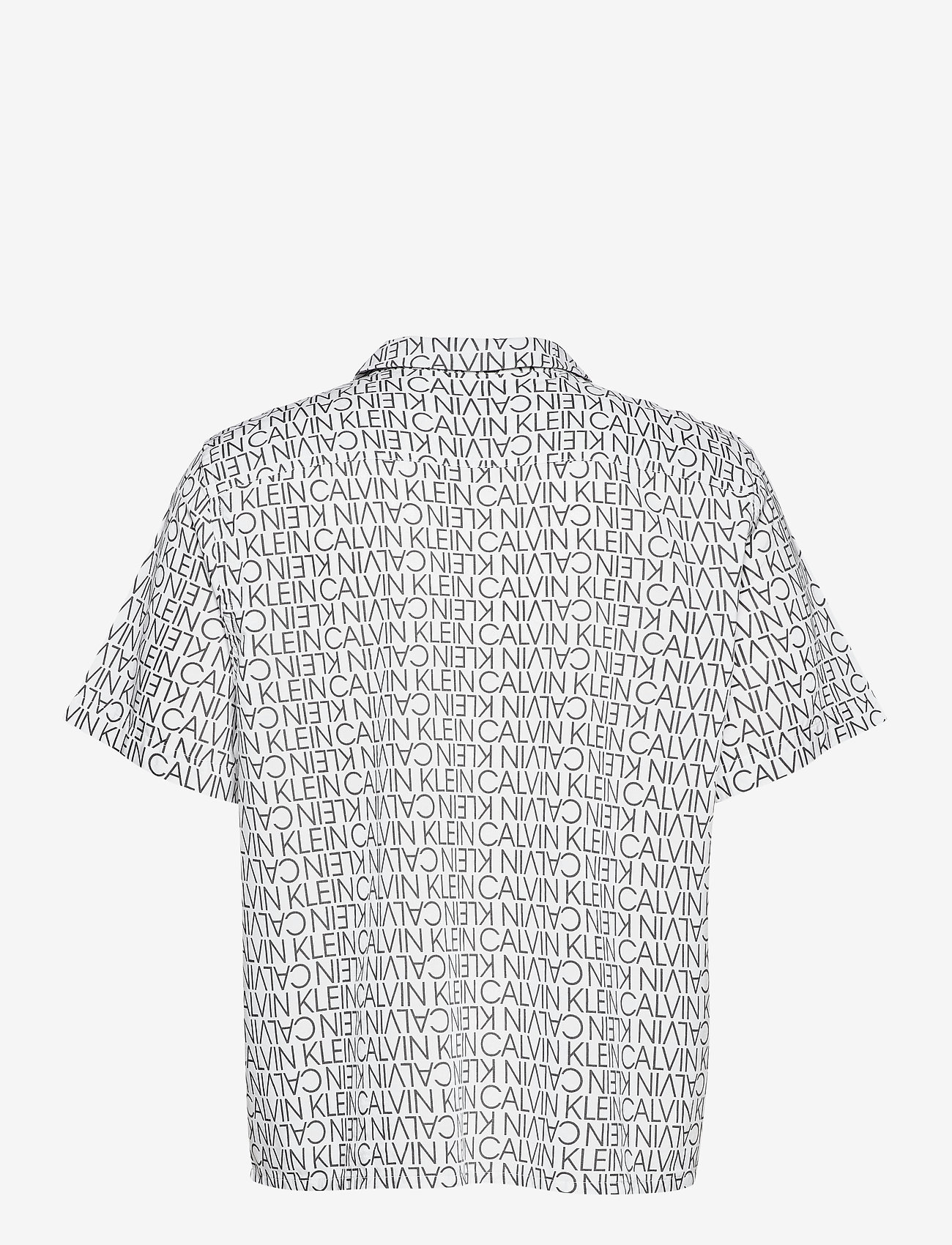 Calvin Klein Cuban Collar Logo Print Shirt - Shirts | Boozt.com