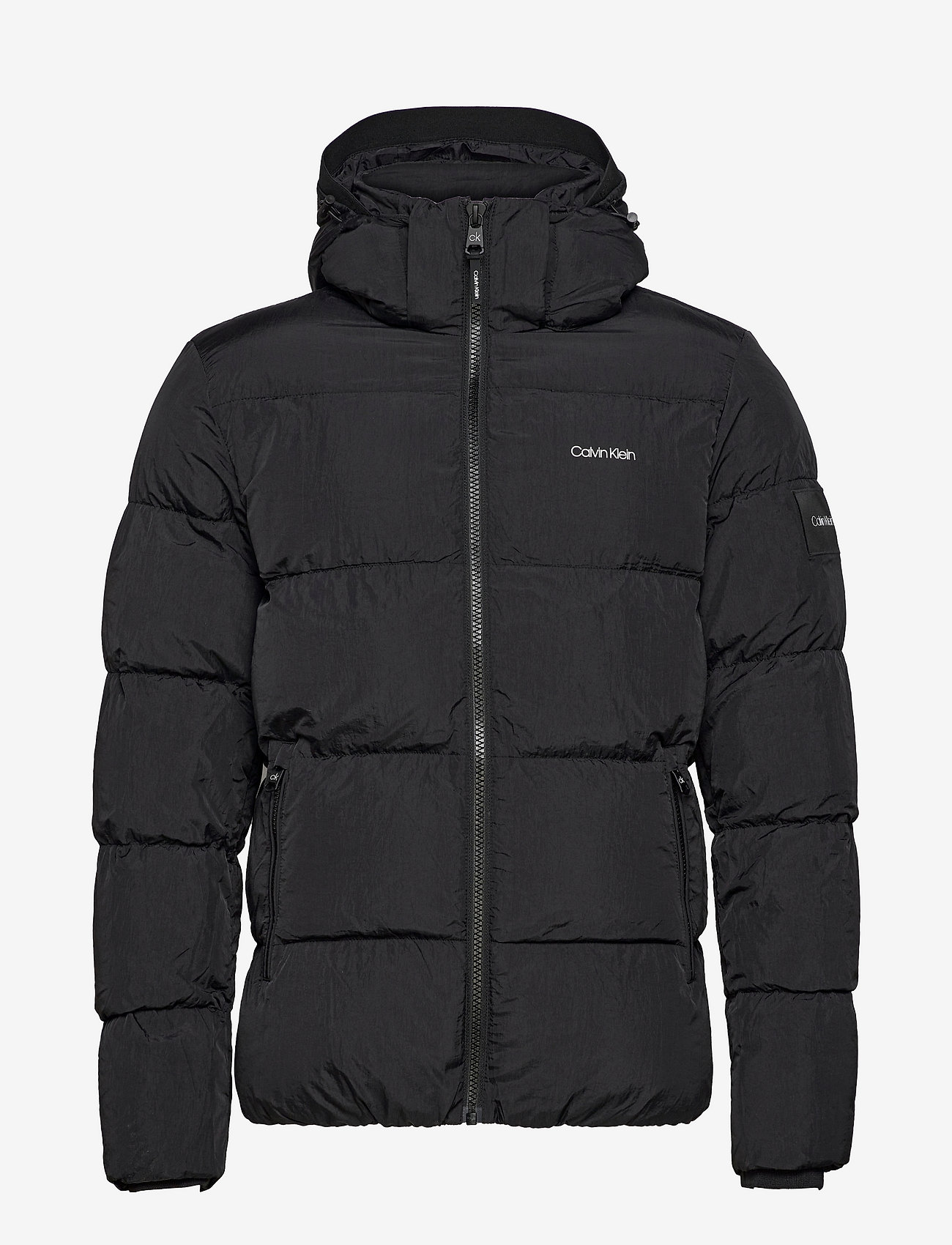 Calvin Klein Crinkle Nylon Puffa Jacket - Padded jackets | Boozt.com
