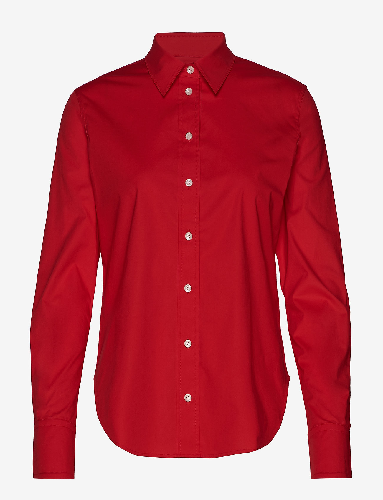 red calvin klein shirt