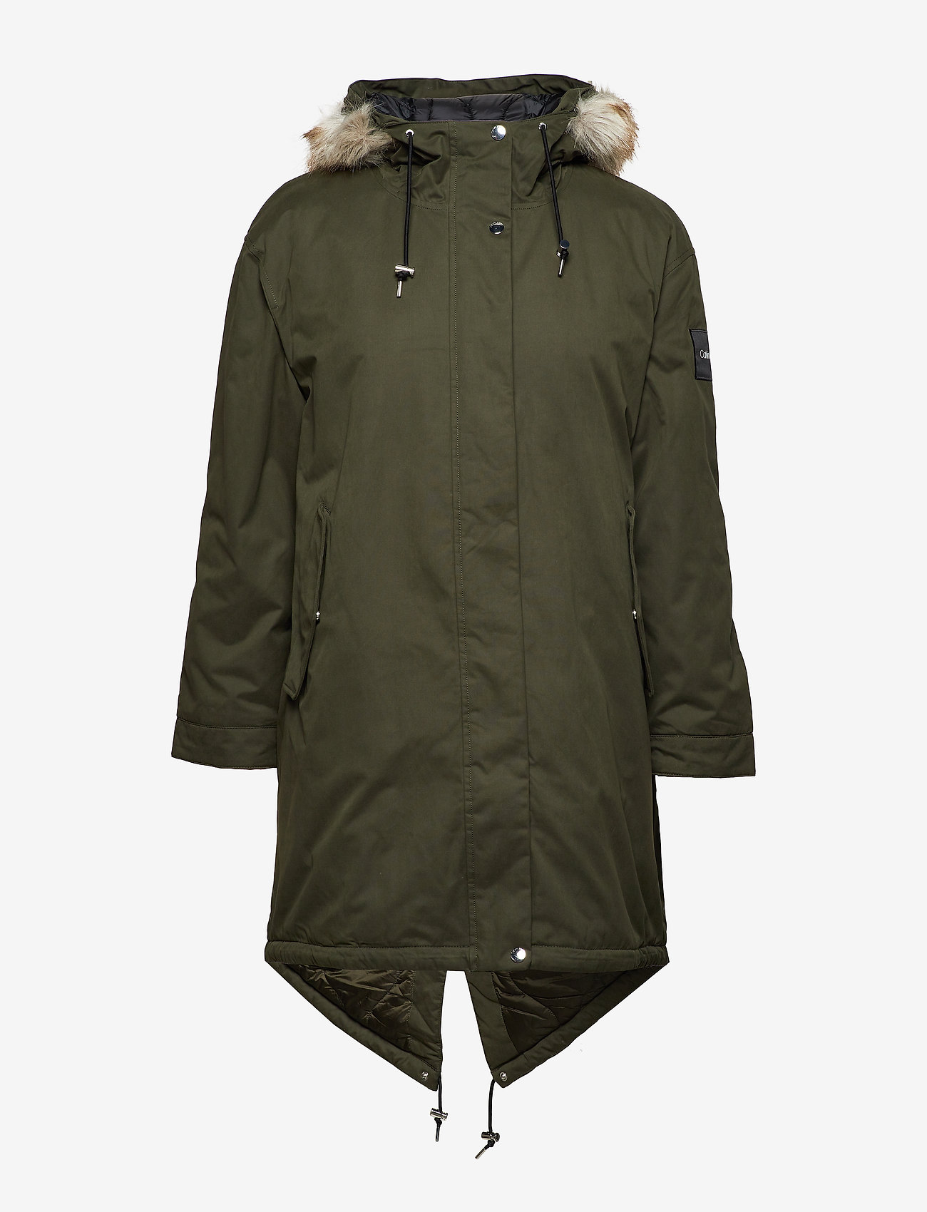 Peached Down Parka (Dark Olive) (2035 kr) Calvin Klein