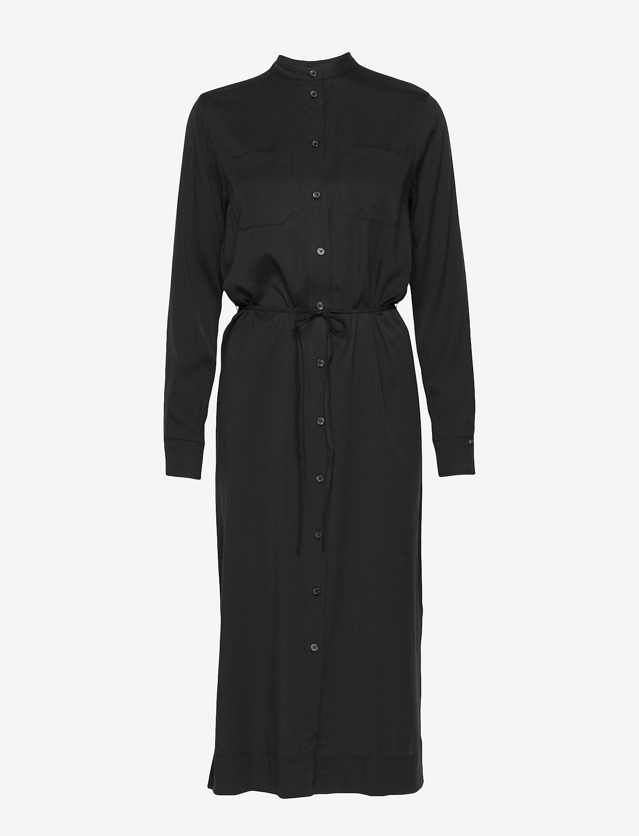 calvin klein belted midi dress