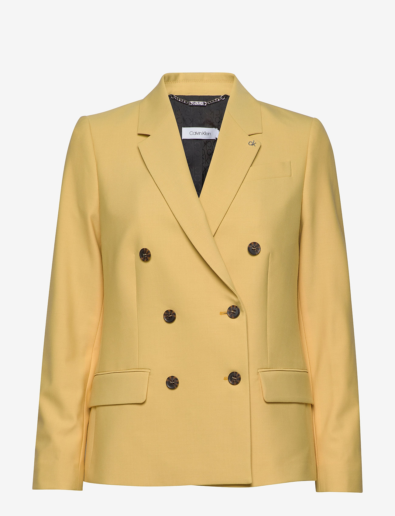 calvin klein yellow blazer