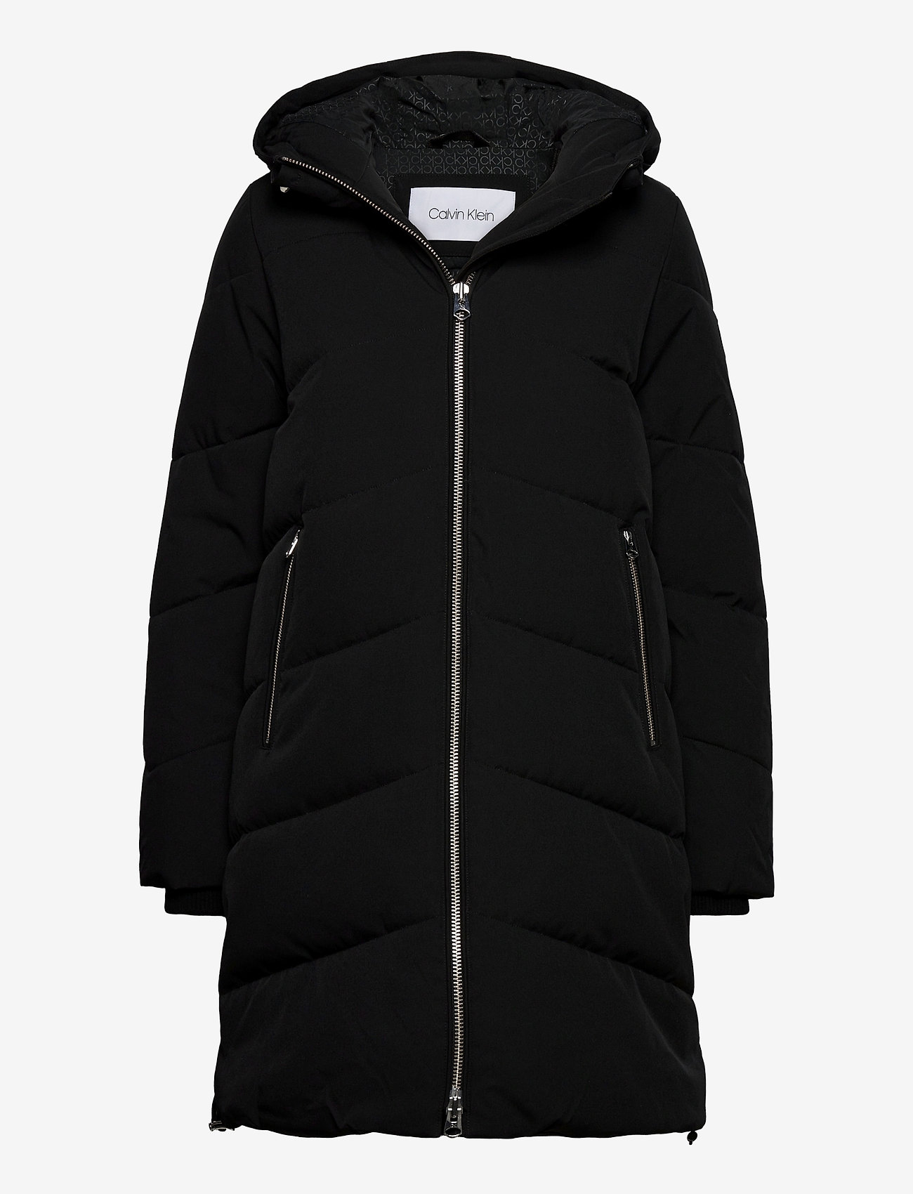 calvin klein elevated down long length jacket