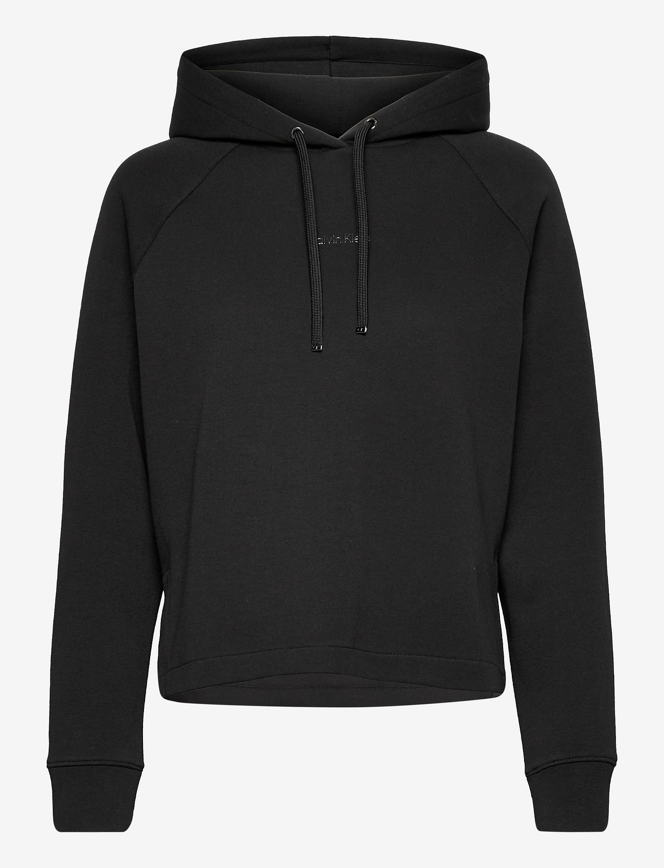 black calvin klein cropped hoodie