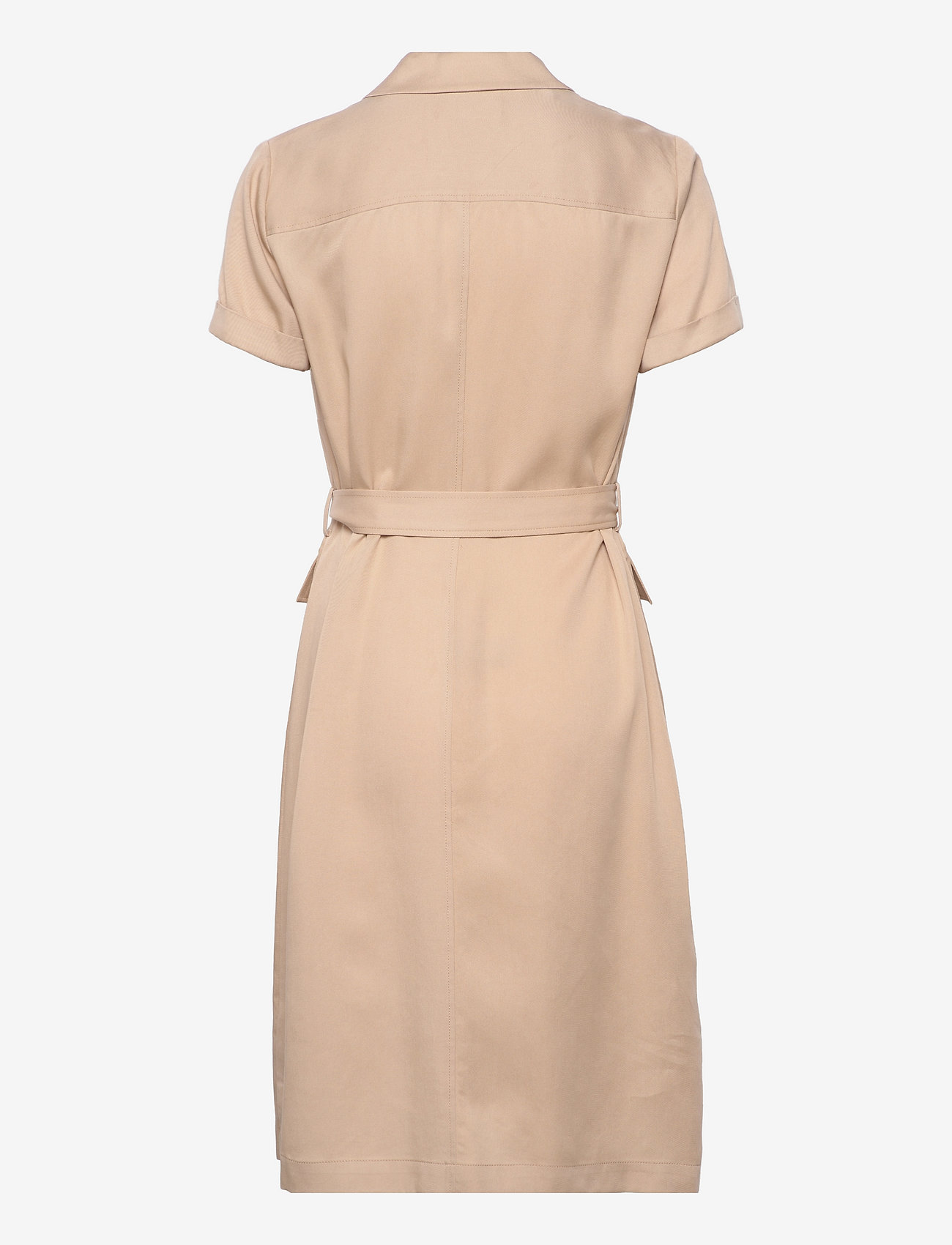 beige calvin klein dress