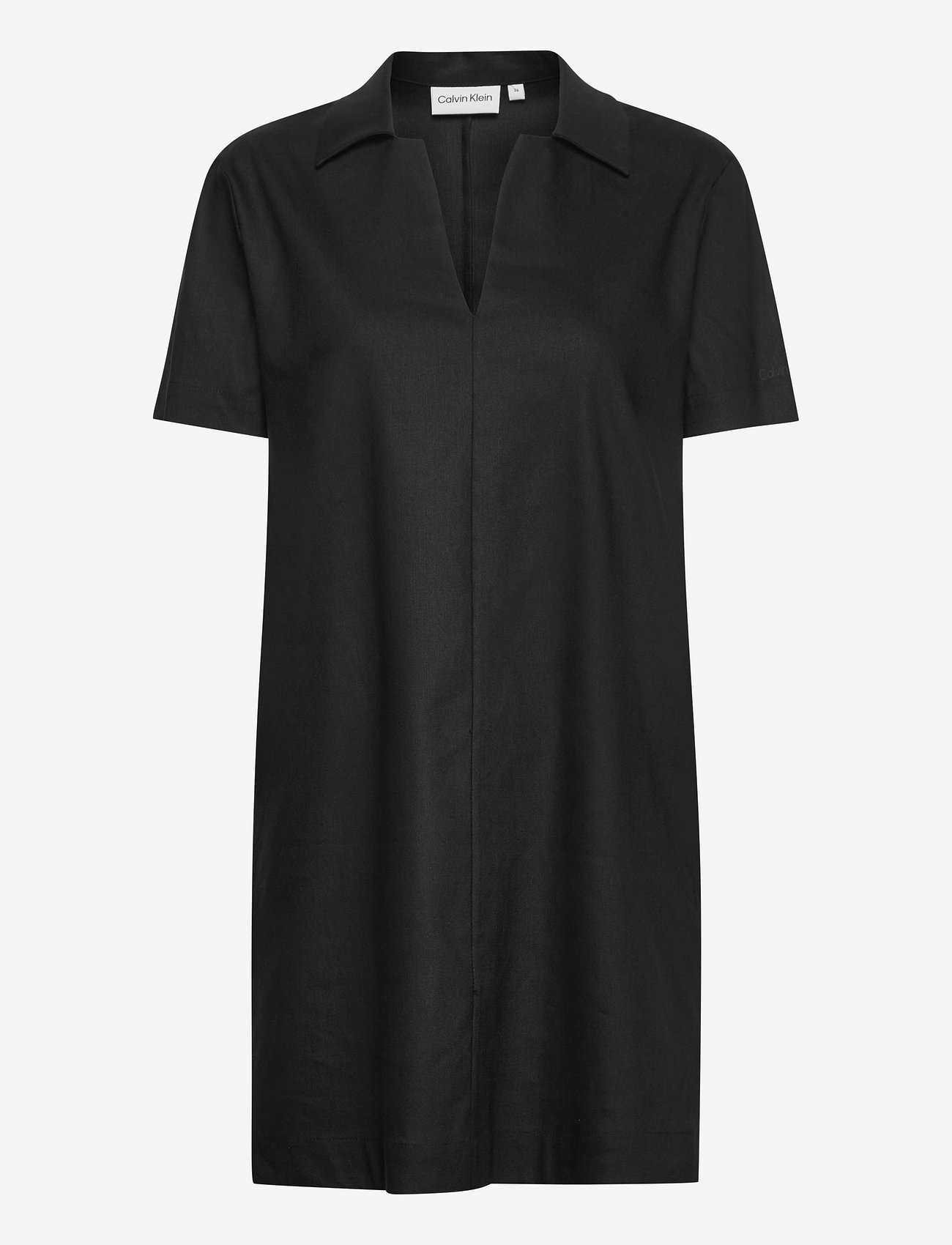 calvin klein linen dress