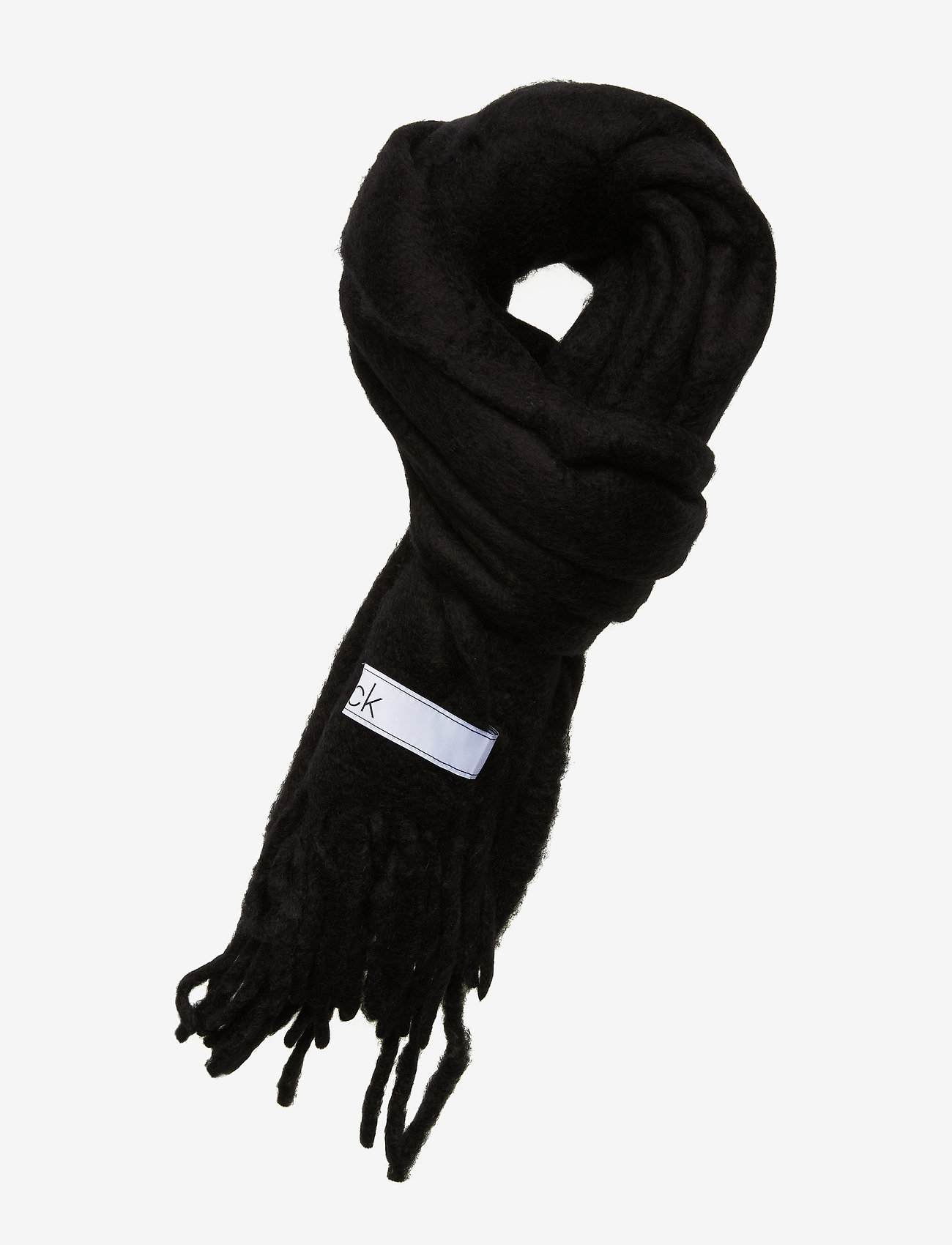 calvin klein black scarf