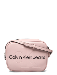 Calvin Klein Jeans reissue logo crossbody camera bag in white