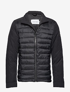 Calvin Klein Mixed Media Coat Flash 