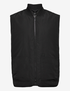RECYCLED SUPERLIGHTWEIGHT VEST - spring jackets - ck black