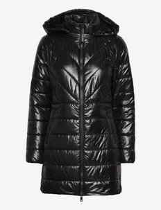 ESSENTIAL RECYCLED PADDED COAT - winter coats - ck black