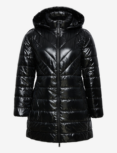 INCLUSIVE RECYCLED PADDED COAT - winter coats - ck black