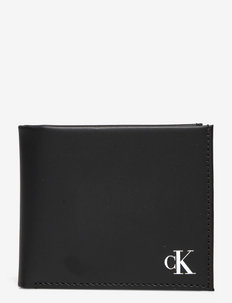 PRINTED MONO BILLFOLD W/COIN - wallets & cases - black