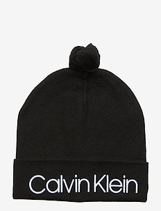 POP POM BEANIE - BLACK