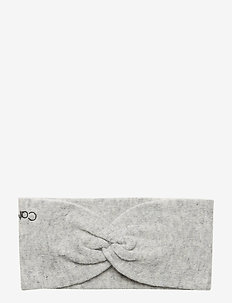 BOILED WOOL HEADBAND - LIGHT GREY HEATHER