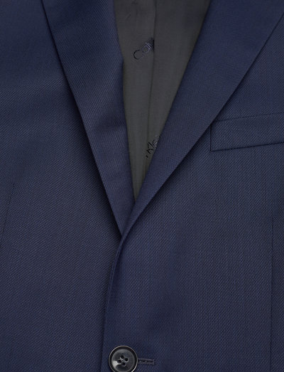 calvin klein super 120's blue suit