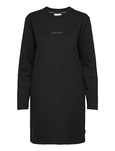 Ls 3d Metallic Logo Dress Kleid Knielang Schwarz CALVIN KLEIN | CALVIN KLEIN SALE Ls 3d Metallic Logo Dress Kleid Knielang Schwarz CALVIN KLEIN | CALVIN KLEIN SALE