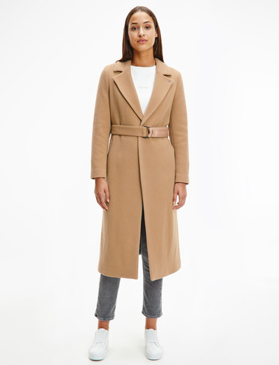 soft wool wrap coat