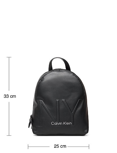 calvin klein black backpack purse
