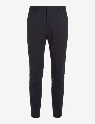 STRETCH WOOL SLIM SUIT PANT - business - midnight navy